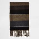River Island Menscamel Color Block Scarf