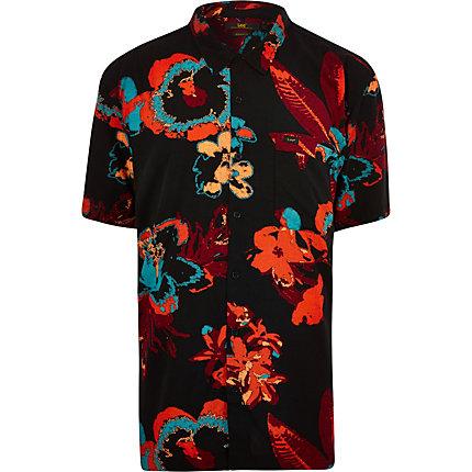 River Island Mens Lee Big And Tall Floral Shirt