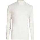 River Island Mens White Long Sleeve Roll Neck Slim Fit T-shirt