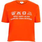 River Island Womens Ditch The Label Cropped T-shirt