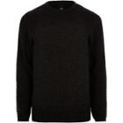 River Island Mens Big And Tall Slim Fit Textured Jumper