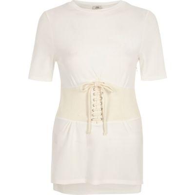 River Island Womens Corset T-shirt