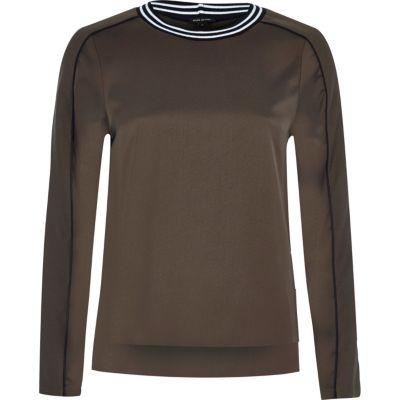 River Island Womens Tipped Sweatshirt