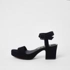 River Island Womens Open Toe Block Heel Sandals