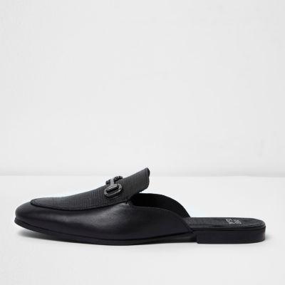 River Island Mens Snaffle Backless Loafers