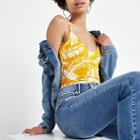River Island Womens Palm Print Bodysuit