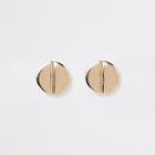 River Island Womens Gold Plated Split Stud Earrings