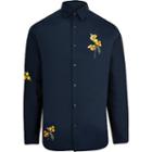 River Island Mens Selected Homme Floral Embroidered Shirt
