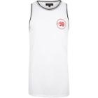 River Island Mens White Number Print Meshk