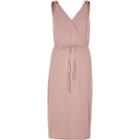 River Island Womens Dusty Tie Waist Midi Dress