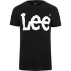 River Island Mens Lee Logo Print Crew Neck T-shirt