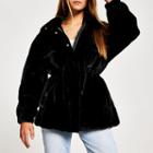 River Island Womens Faux Fur Utility Jacket