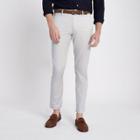 River Island Mens Belted Slim Fit Chino Pants