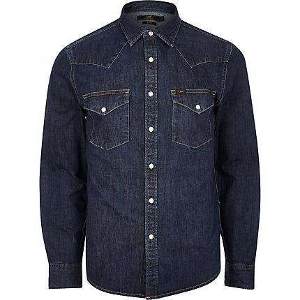 River Island Mens Lee Big And Tall Western Shirt