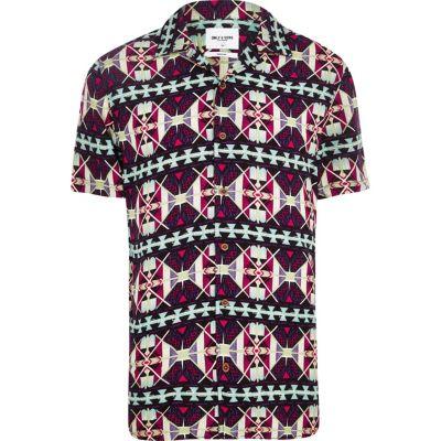 River Island Mens Only And Sons Reverse Print Shirt