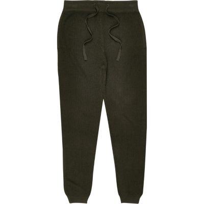 River Island Mens Ribbed Jogger