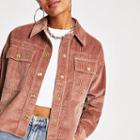 River Island Womens Cord Cropped Shacket