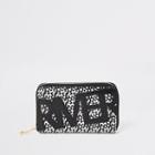 River Island Womens River Print Zip Around Purse