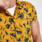 River Island Mens Floral Short Sleeve Casual Shirt