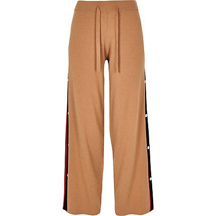 River Island Womens Petite Knitted Tape Joggers