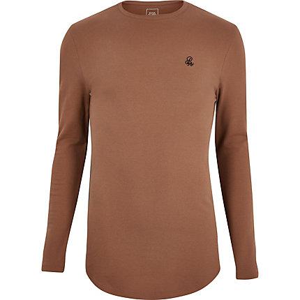 River Island Mens Big And Tall R96 Long Sleeve T-shirt