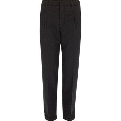 River Island Mens Tapered Fit Smart Trousers