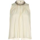 River Island Womens Embellished Neck Swing Top