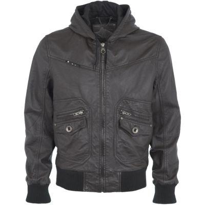 River Island Mens Leather Jacket