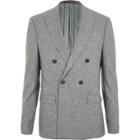 River Island Mens Double Breasted Suit Jacket