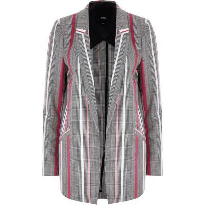River Island Womens Check Stripe Blazer