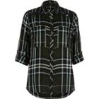 River Island Womens Check Relaxed Shirt
