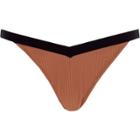 River Island Womens Ribbed Low Rise Bikini Bottoms