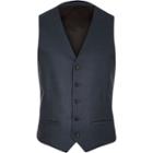 River Island Menspetrol Slim Waistcoat