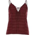 River Island Womens Lace-up Cami Top