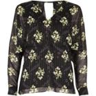 River Island Womens Floral Print Angel Cape Top