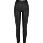 River Island Womens Leather Look Super Skinny Pants