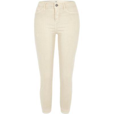 River Island Womens Petite Molly Ripped Skinny Jeggings
