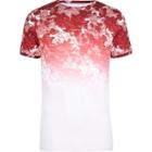 River Island Mens White And Floral Fade Muscle Fit T-shirt
