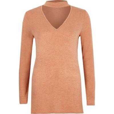 River Island Womens Choker Neck Knit Jumper