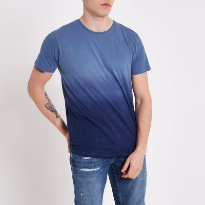 Mens Bellfield Faded Crew Neck T-shirt