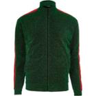 River Island Mens Jaded Metallic Track Top