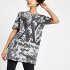 River Island Womens Printed Tie Dye Jumbo T-shirt