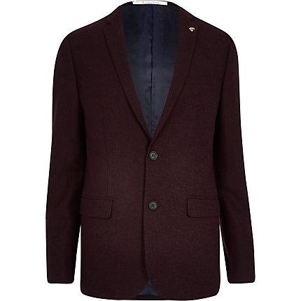 River Island Mens Farah Hopsack Blazer