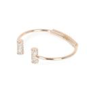 River Island Womens Rose Gold Tone Diamant Cuff