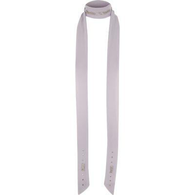 River Island Womens Embellished Skinny Scarf