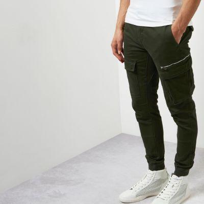River Island Mens Cargo Skinny Fit Pants
