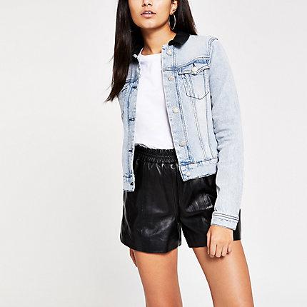 River Island Womens Embellished Denim Jacket