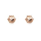 River Island Womens Rose Gold Tone Sparkly Gem Stud Earrings