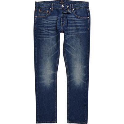 River Island Mens Wash Fade Skinny Sid Jeans