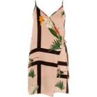 River Island Womens Floral Print Mini Slip Dress